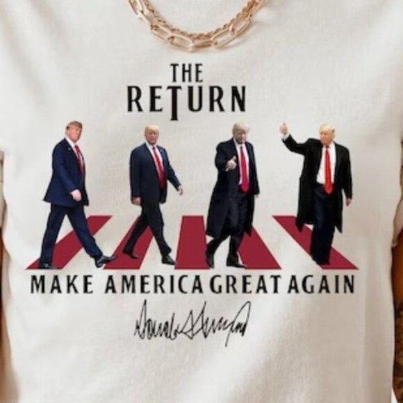 The Return Make America Great Trump For President Unisex Graphic T-Shirt 187 - Picture 2 of 5